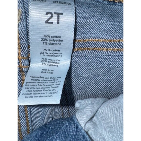 OshKosh Bgosh Super Skinny Blue Jeans 2T Cotton & Polyester - Picture 4 of 6